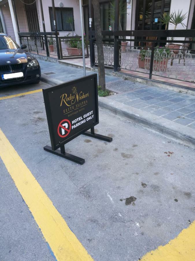Rodos Niohori Elite Suites Boutique Hotel Rhodes City Zewnętrze zdjęcie