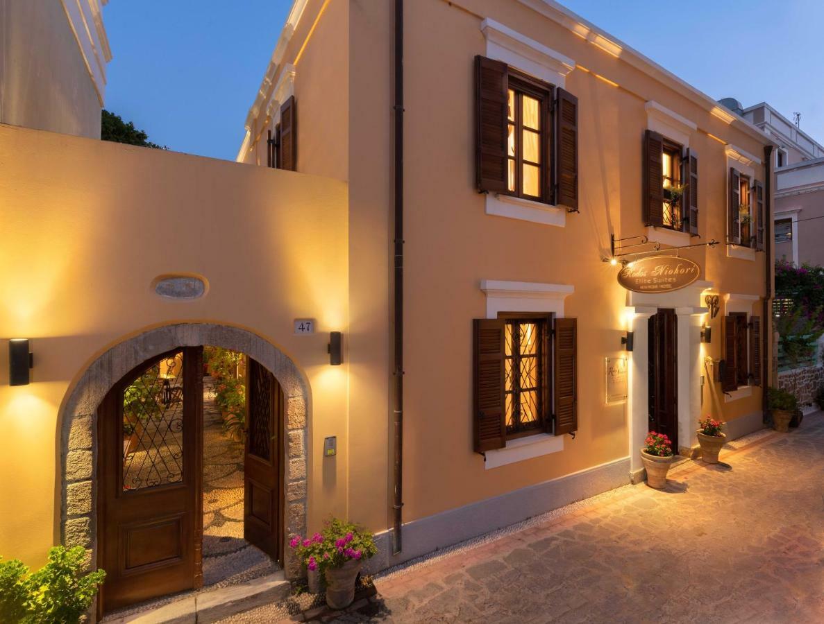 Rodos Niohori Elite Suites Boutique Hotel Rhodes City Zewnętrze zdjęcie